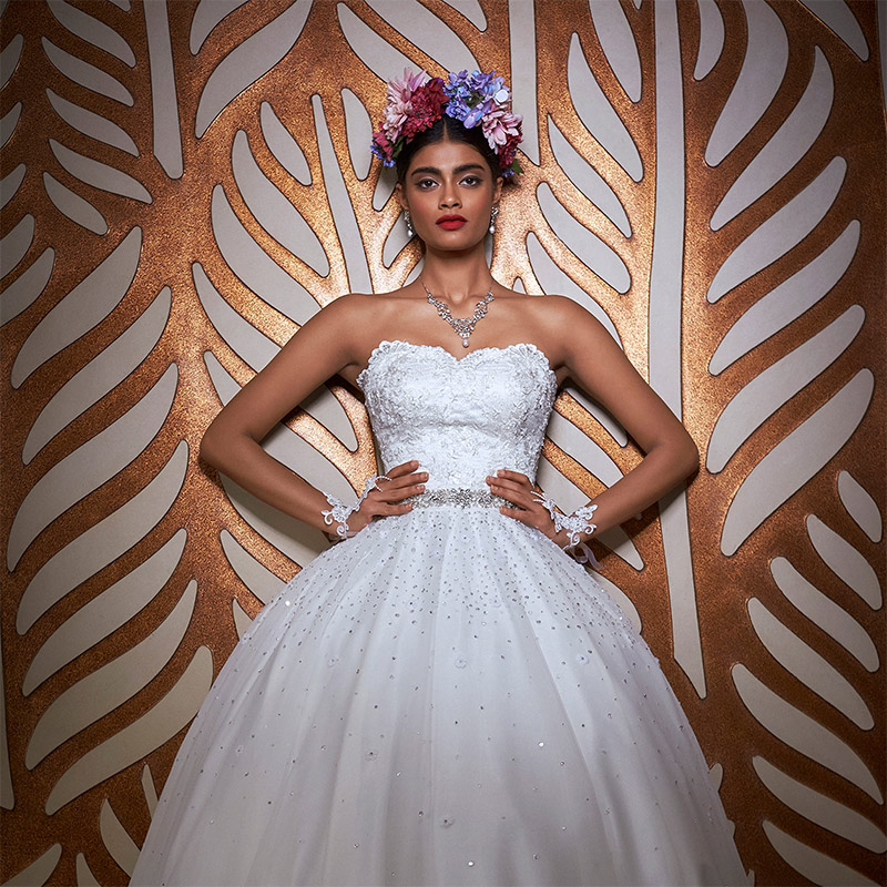 white wedding gowns Bangalore